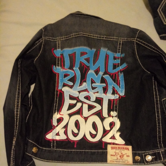 True religion jeans/jean jacket